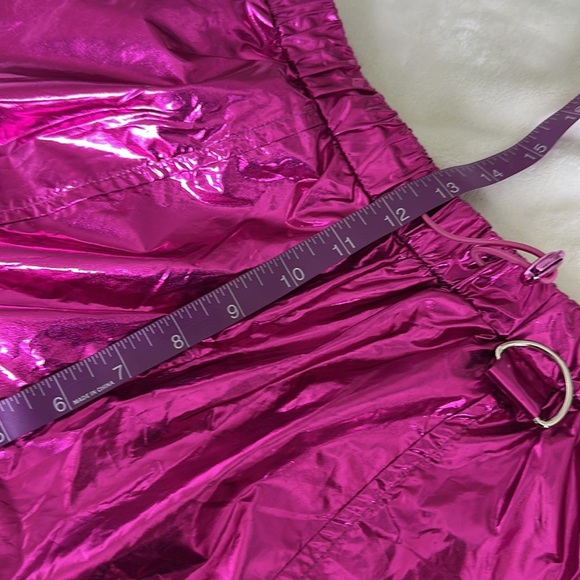 Jolie and joy Shiny Pink Track Pants NWT - Picture 9 of 10